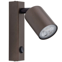 Φωτιστικό Τοίχου - Απλίκα Top 4872 11x14,5x22cm 1xGu10 10W Brown TK Lighting