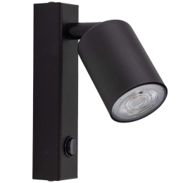 Φωτιστικό Τοίχου - Απλίκα Top 5738 11x14,5x22cm 1xGu10 10W Black TK Lighting
