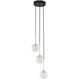 Φωτιστικό Οροφής Nilos 5942 25x25x97cm 3xG9 6W Black-Gold TK Lighting