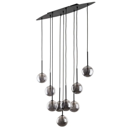 Φωτιστικό Οροφής Estera 6148 74x24x148cm 9xG9 6W Black TK Lighting
