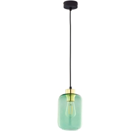 Φωτιστικό Οροφής Marco 6696 Φ14x170cm 1xE27 15W Green-Gold TK Lighting
