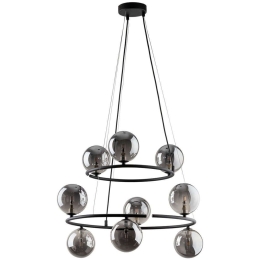 Φωτιστικό Οροφής Anabelle 6845 Φ62x140cm 9xG9 6W Black TK Lighting