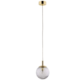 Φωτιστικό Οροφής Cadix 759 Φ14x150cm 1xG9 6W Clear-Gold TK Lighting