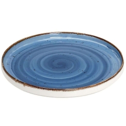 Πιάτο Ρηχό Terra TLF130K6 Φ30x2cm Blue Espiel Πορσελάνη