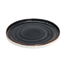 Πιάτο Πορσελάνινο Terra Step Ρηχό Tlg131K4 Φ26cm Grey Espiel Πορσελάνη