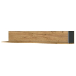 Ράφι Τοίχου Santes TO-SANTES155 155x27x24,5cm Sonoma-Graphite Aidonitsa