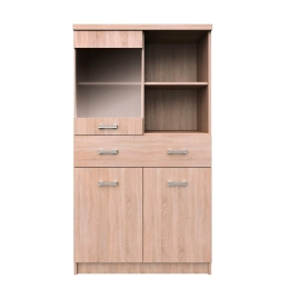 Βιτρίνα Top Mix 80X33X145 cm TO-TOP2D1W1S80 Μελαμίνη