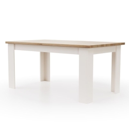 Τραπέζι Verne TO-VERNETABLE160 161(210)x90.8x74.5cm White-Natural