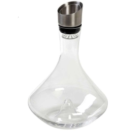 Καράφα Με Πώμα TOB101 19,5x19,5x29,5cm 2,3lt Clear-Silver Espiel Γυαλί
