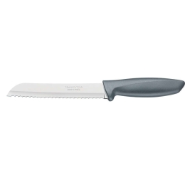 Μαχαίρι Ψωμιού Plenus TR23422068 20cm Από Ανοξείδωτο Ατσάλι Silver-Grey Tramontina Ανοξείδωτο Ατσάλι