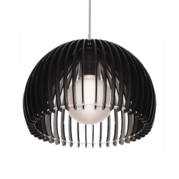 Φωτιστικό Οροφής Acrylic & Silicon V286531P28BK Black Μέταλλο,Ακρυλικό