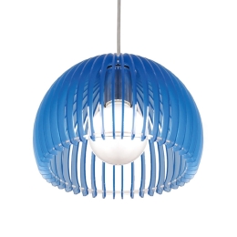 Φωτιστικό Οροφής Acrylic & Silicon V286531P28BL Blue Μέταλλο,Ακρυλικό