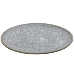 Πιάτο Ρηχό Corsica VRA101K6 20,5x20,5x1,8cm Grey Espiel Πηλός