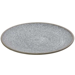 Πιάτο Ρηχό Corsica VRA102K4 26,3x26,3x2cm Grey Espiel Πηλός