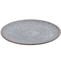 Πιάτο Ρηχό Corsica VRA103K4 29,2x29,2x2,1cm Grey Espiel Πηλός