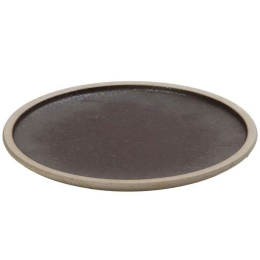 Πιάτο Ρηχό Karma VRA108K4 26,2x26,2x2cm Brown Espiel Πορσελάνη