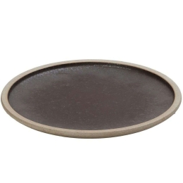 Πιάτο Ρηχό Karma VRA109K4 29x29x2,2cm Brown Espiel Πορσελάνη
