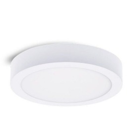 Panel Led Mini Backlit Επιφανειακό VT-2027370 12W 6000K 1320lm 16,7x3cm White Vito Στρόγγυλο