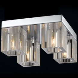 Φωτιστικό Οροφής - Πλαφονιέρα W24404SP 20x20x13cm 4xG9 40W Chrome Aca