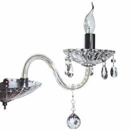 Φωτιστικό Τοίχου - Απλίκα Classic W36551 20x35x28cm 1xE14 40W Chrome-Clear Aca