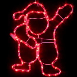 Φωτοσωλήνας Santa 72 Led X0818418 41x46+150cm 11,4W Red Aca