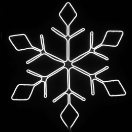 Φωτοσωλήνας Snowflake 600 Led X0860024111 66x57,5+150cm 6W Clear Aca