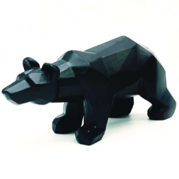 Διακοσμητική Φιγούρα Αρκούδα X1565312 17x6,5x10cm Black Aca