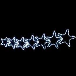 Φωτοσωλήνας 7 Stars 144 Led XSTARSLEDW119 119x37+150cm 24,6W Clear Aca