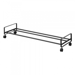 Ράφι Παπουτσιών YMZK1623 Με Ροδάκια 63,5x27,5x14,5cm Black