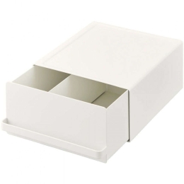Κουτί Αποθήκευσης YMZK2018 27,5x22,5x11,5cm White Yamazaki Ατσάλι,Σιλικόνη