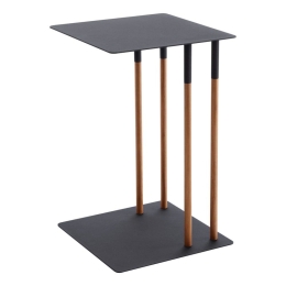 Τραπεζάκι Βοηθητικό Sliding YMZK4804 35x35x55cm Black