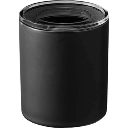 Βάζο Αποθήκευσης BK Large LBTYMZK5117 10,5x10,5x12cm Black Yamazaki Κεραμικό,Polyresin