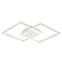 Φωτιστικό Οροφής - Πλαφονιέρα 2027 Led 3000K 25W Sandy White Αλουμίνιο,Ακρυλικό