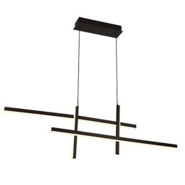 Φωτιστικό Οροφής 22023 119x6,5x150cm Dim Led 4403Lm 41W 3000K Black