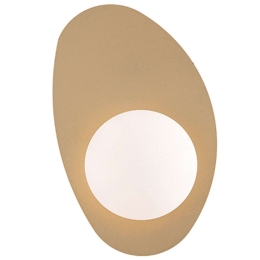 Φωτιστικό Τοίχου - Απλίκα 22200 24x30x50cm 1xE27 40W Gold-White