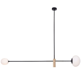 Φωτιστικό Οροφής 22267 120x18x95cm 2xG9 9W Black-Gold