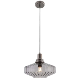 Φωτιστικό Οροφής 23012 Φ28x19,5cm 1xE27 40W Dark Grey