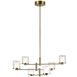 Φωτιστικό Οροφής 23019 72,5x68,5x125cm Dim Led 4346lm 42W 3000K Gold
