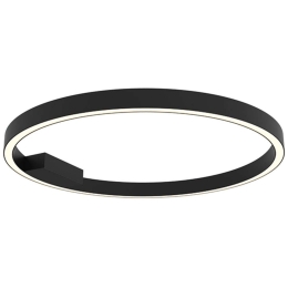 Φωτιστικό Οροφής - Πλαφονιέρα 23025 Φ60x3,6cm Dim Led 2034lm 37W 3000K Black