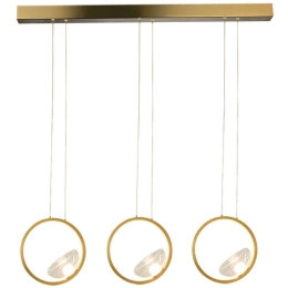 Φωτιστικό Οροφής - Ράγα 23029 105x18x200cm Dim Led 1650lm 21W 3000K Gold