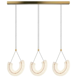 Φωτιστικό Οροφής - Ράγα 23031 105x6,5x200cm Dim Led 1780lm 33W 3000K Gold