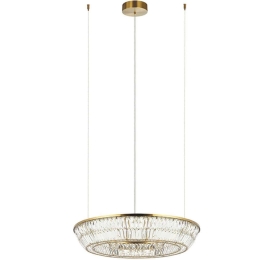 Φωτιστικό Οροφής 23048 Φ80x165cm Dim Led 3350lm 55W 3000K Brass