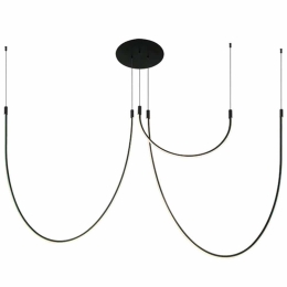 Φωτιστικό Οροφής 23051 160x235cm Dim Led 3137lm 46W 3000K Black