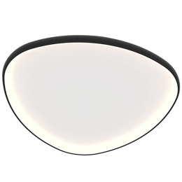 Φωτιστικό Οροφής - Πλαφονιέρα 23090 80x80x6,7cm Dim Led 3067lm 39W 3000K Black