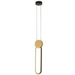 Φωτιστικό Οροφής 23101 12,3x3x48cm Dim Led 765lm 13W 3000K Gold-Black