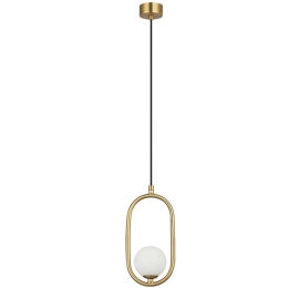 Φωτιστικό Οροφής 23136 11x8x23cm 1xG9 7W Gold