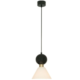 Φωτιστικό Οροφής 23240 Φ16x25cm 1xE14 15W Marble Black-Brass