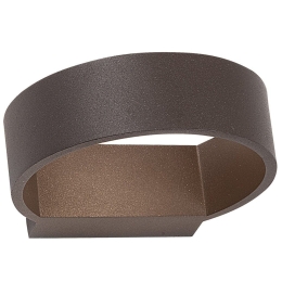 Φωτιστικό Τοίχου - Απλίκα E268 Led 3000K 6W Dark Brown