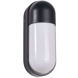 Φωτιστικό Τοίχου - Απλίκα E318 9,5x9x24cm Led 498lm 10W 3000K Black