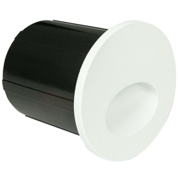 Φωτιστικό Τοίχου Χωνευτό E320 Φ7x6cm Led 133lm 3W 3000K White